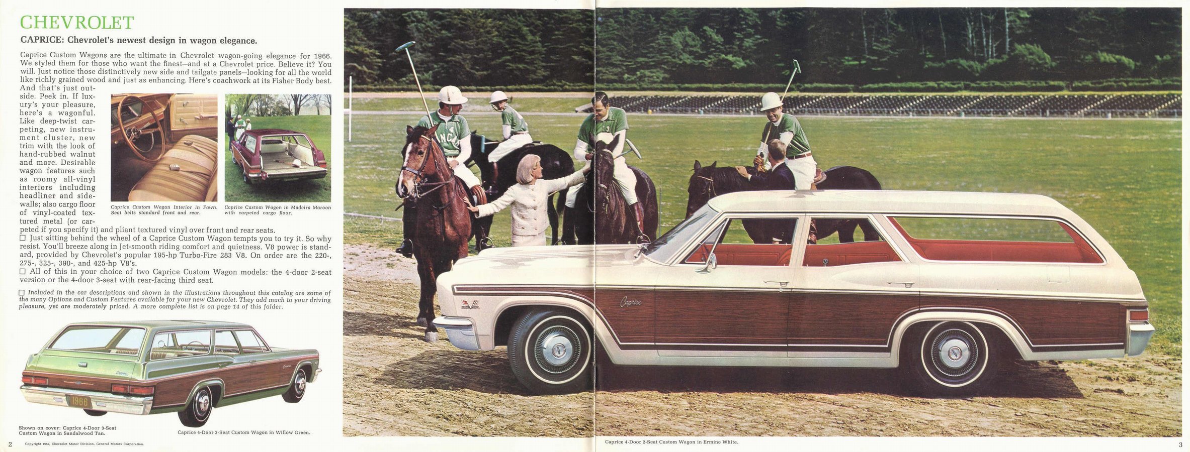 1966 Chevrolet Wagons Brochure Page 7